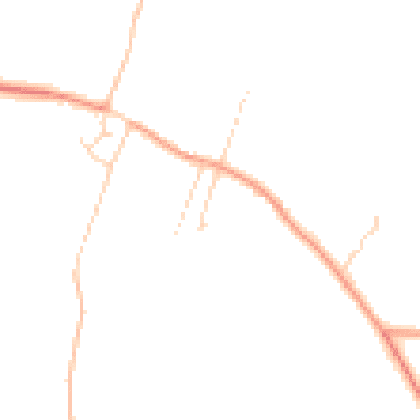 Daytime road noise heatmap for CB8 0SH