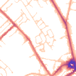 Daytime road noise heatmap for CB8 0SR