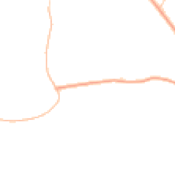 Daytime road noise heatmap for CB8 0SW