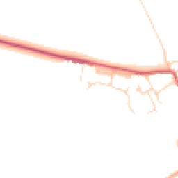 Daytime road noise heatmap for CB8 7FS