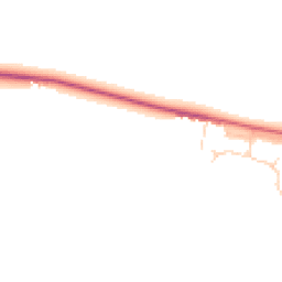 Daytime road noise heatmap for CB8 7GW