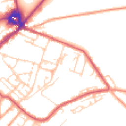 Daytime road noise heatmap for CB8 8HD