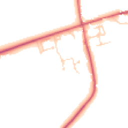 Daytime road noise heatmap for CB8 8JY