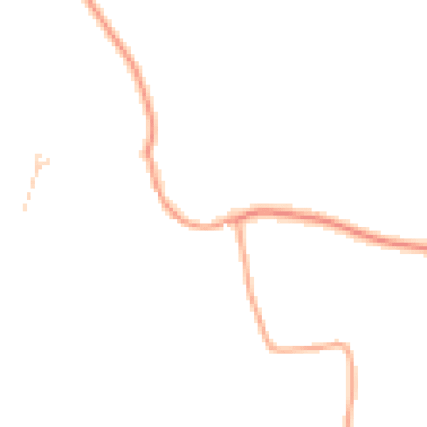 Daytime road noise heatmap for CB8 8PN