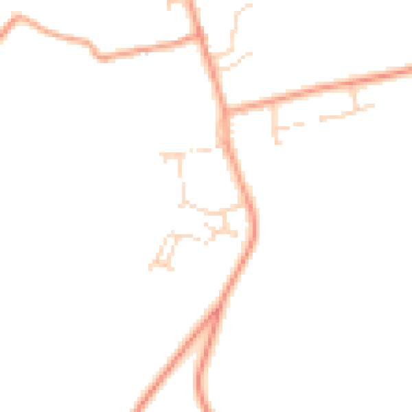 Daytime road noise heatmap for CB8 8RJ