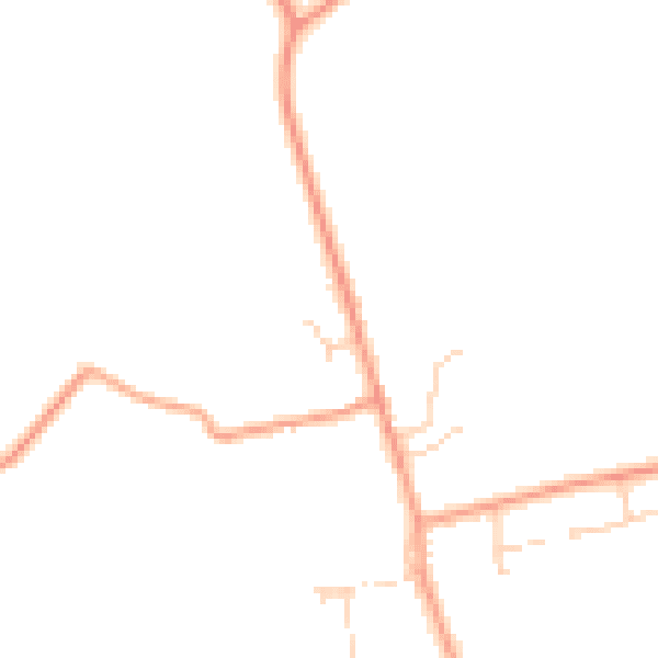 Daytime road noise heatmap for CB8 8RN