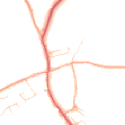 Daytime road noise heatmap for CB8 8SP