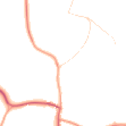 Daytime road noise heatmap for CB8 8TE