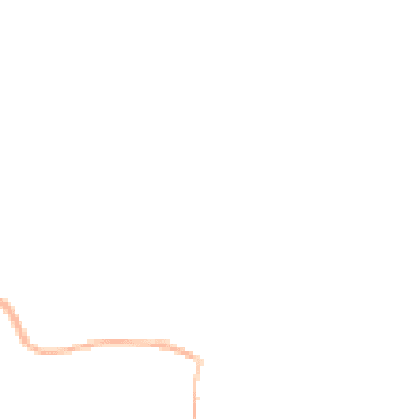 Night-time road noise heatmap for CB8 8TE