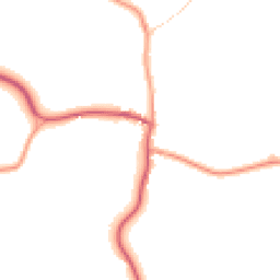 Daytime road noise heatmap for CB8 8TG