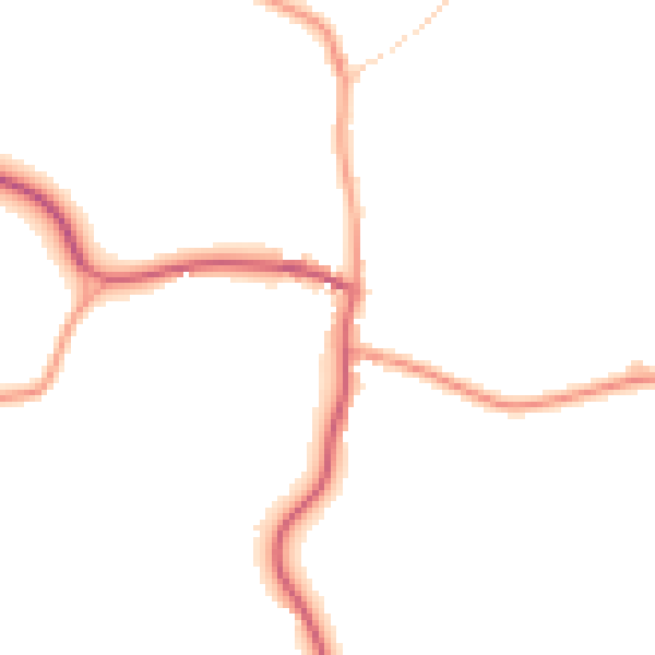 Daytime road noise heatmap for CB8 8TG