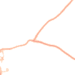 Daytime road noise heatmap for CB8 9EF
