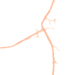 Daytime road noise heatmap for CB8 9EN