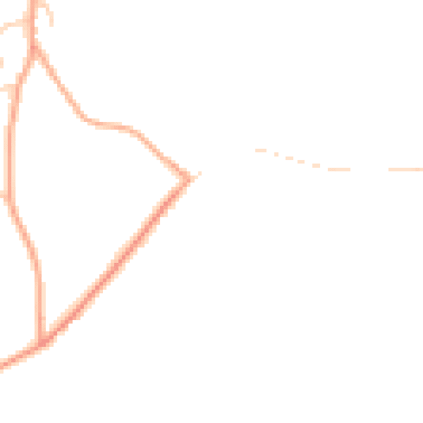 Daytime road noise heatmap for CB8 9RD
