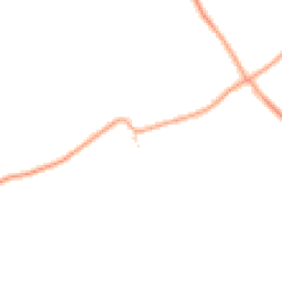 Daytime road noise heatmap for CB8 9SW