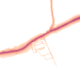 Daytime road noise heatmap for CB8 9XZ