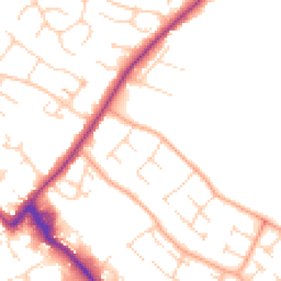 Daytime road noise heatmap for CB9 0AG