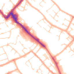Daytime road noise heatmap for CB9 0BB