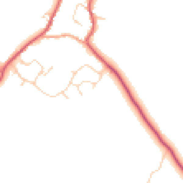 Daytime road noise heatmap for CB9 7BU