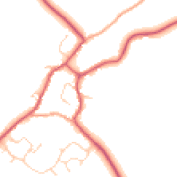 Daytime road noise heatmap for CB9 7DF