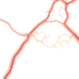 Daytime road noise heatmap for CB9 7ER