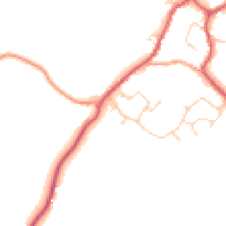 Daytime road noise heatmap for CB9 7ET