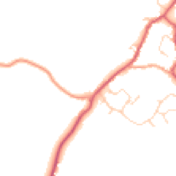 Daytime road noise heatmap for CB9 7EY