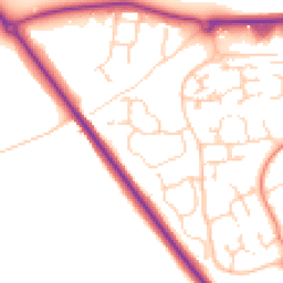 Daytime road noise heatmap for CB9 7FT