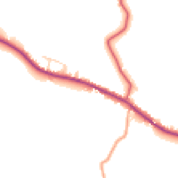 Daytime road noise heatmap for CB9 7GW