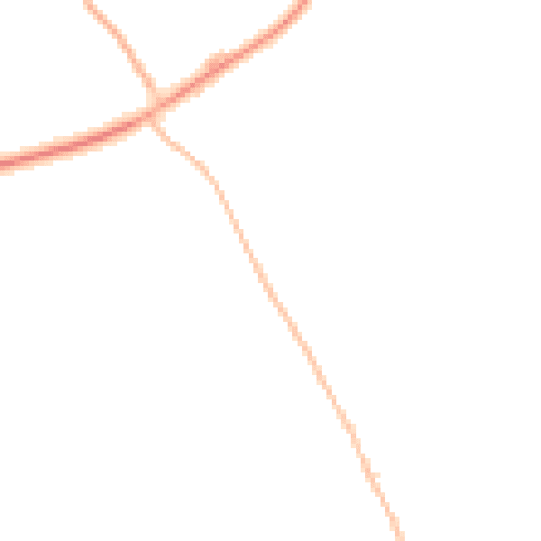 Night-time road noise heatmap for CB9 7UQ