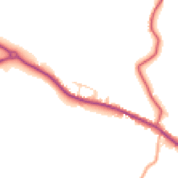 Daytime road noise heatmap for CB9 7XE