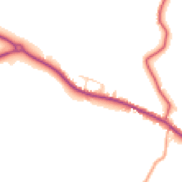 Daytime road noise heatmap for CB9 7YT