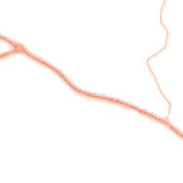 Night-time road noise heatmap for CB9 7YT