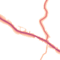 Daytime road noise heatmap for CB9 7ZH
