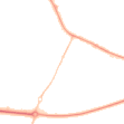 Night-time road noise heatmap for CB9 8QA