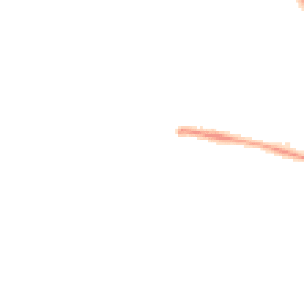 Night-time road noise heatmap for CH1 5BW