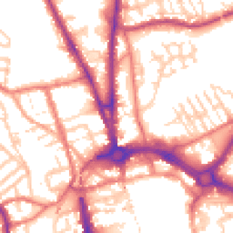 Daytime road noise heatmap for CH2 1AH