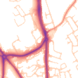 Daytime road noise heatmap for CH2 1BR
