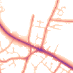Daytime road noise heatmap for CH2 1LT