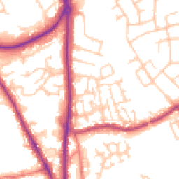 Daytime road noise heatmap for CH2 2RH