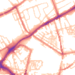 Daytime road noise heatmap for CH2 3AH