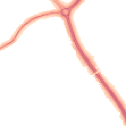 Night-time road noise heatmap for CH2 3ET