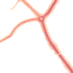 Night-time road noise heatmap for CH2 3JL