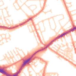 Daytime road noise heatmap for CH2 3PN