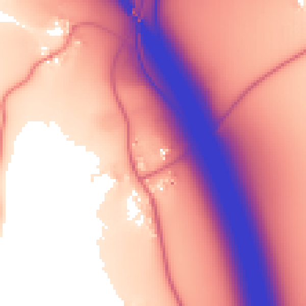 Daytime road noise heatmap for CH2 4BX