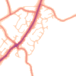 Daytime road noise heatmap for CH2 4DP