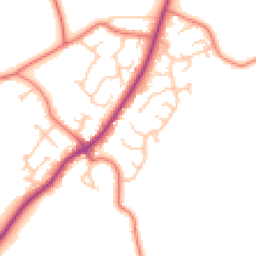 Daytime road noise heatmap for CH2 4DR