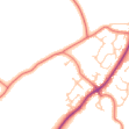 Daytime road noise heatmap for CH2 4FA