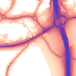Daytime road noise heatmap for CH2 4HZ