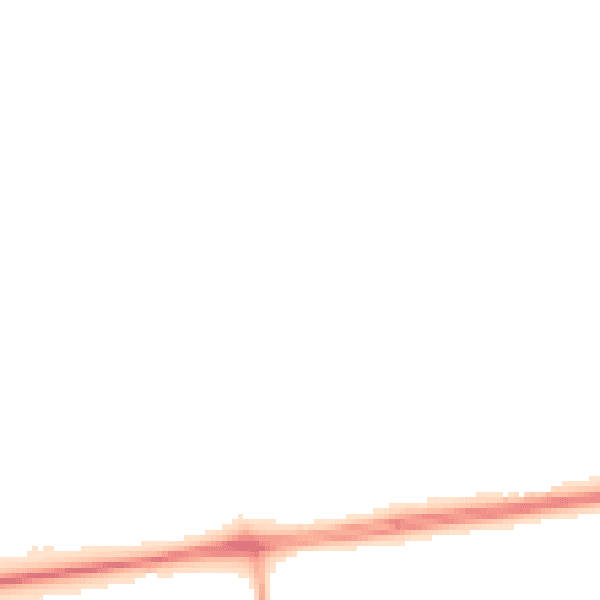 Night-time road noise heatmap for CH2 4PR